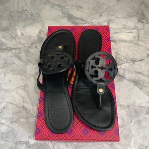 Tory Burch Miller Sandals Black